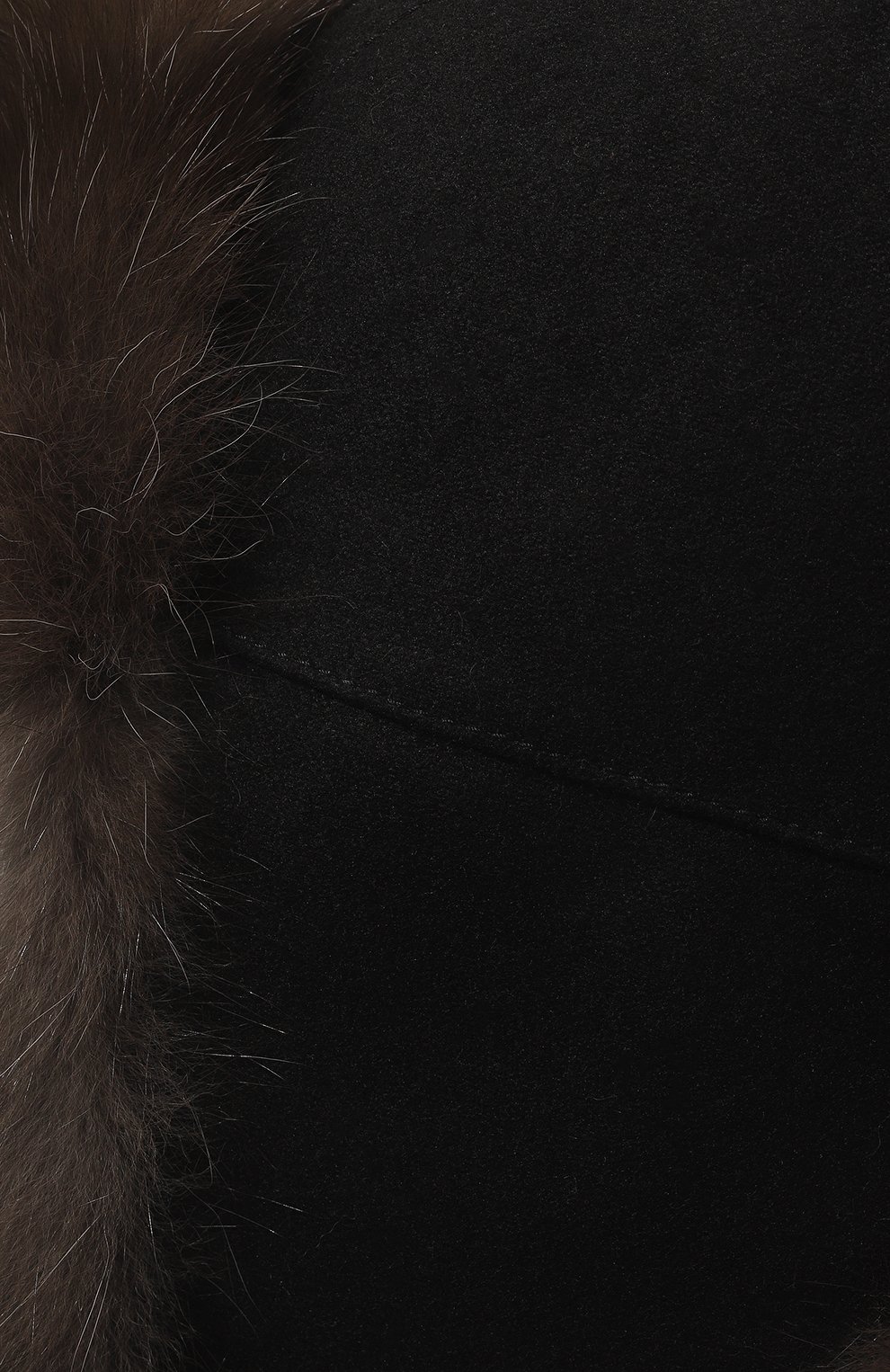 Кашемировая шапка-ушанка с мехом соболя VICTORIA KUSENKOVA, арт. 339103504159, фото 3