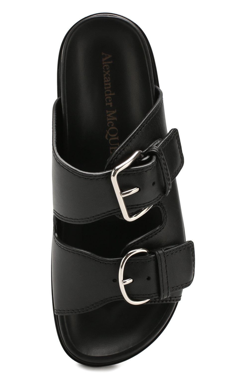 Кожаные шлепанцы ALEXANDER MCQUEEN, арт. 611722/WHXN3, фото 5