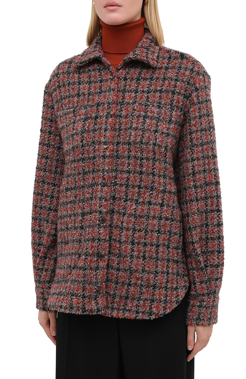 Рубашка из шерсти и кашемира KITON, арт. D50429K01T17, фото 4