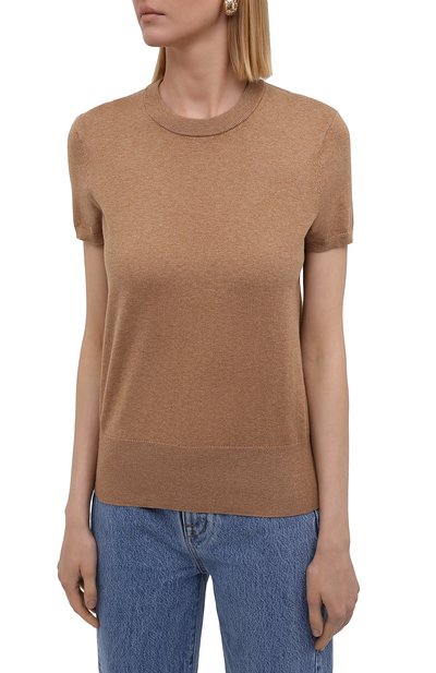 Хлопковый пуловер POLO RALPH LAUREN бежевого цвета по цене 13950 руб., арт. 211784760, фото 3 Хлопковый пуловер POLO RALPH LAUREN, арт. 211784760, фото 3