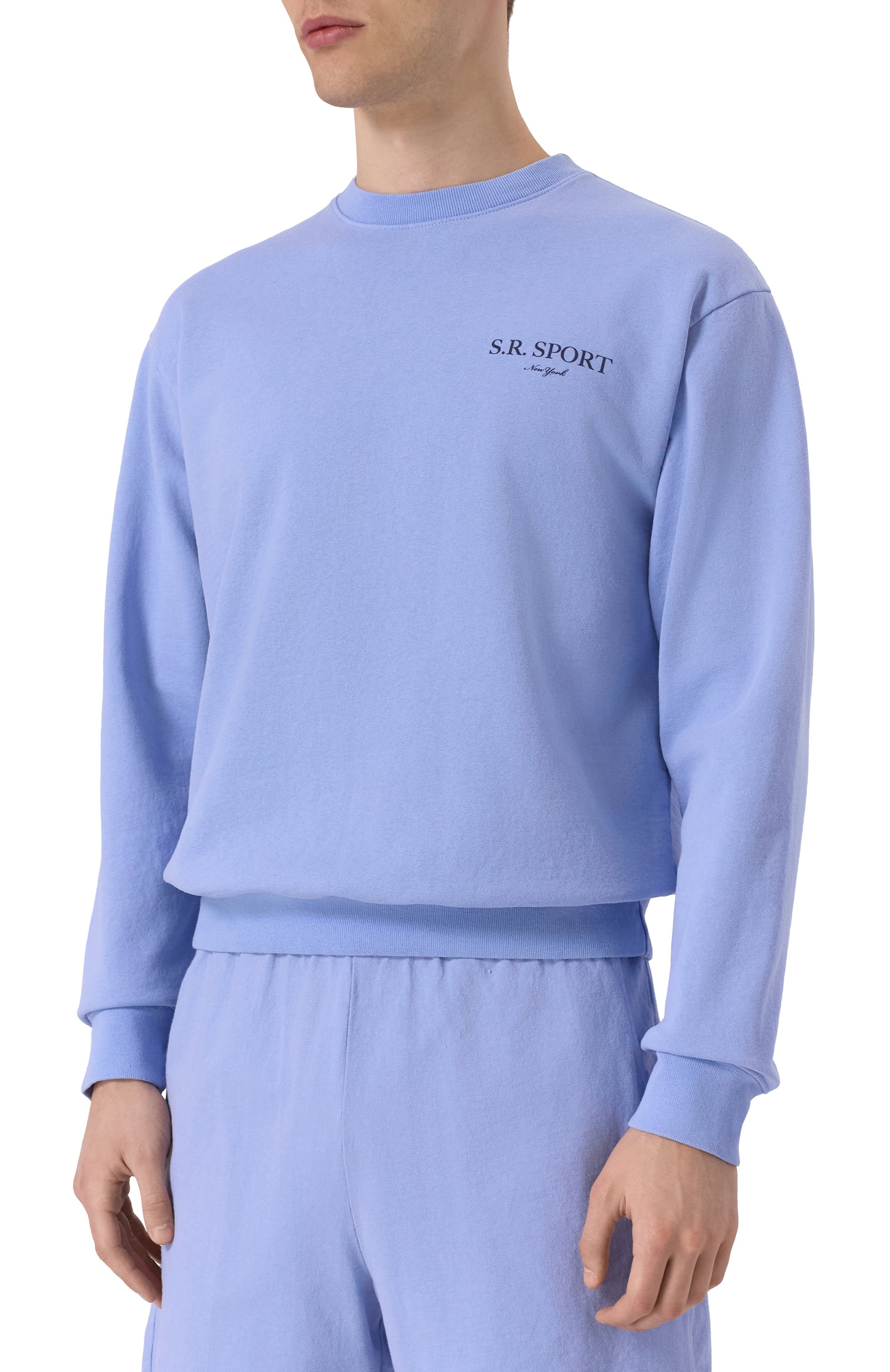 Хлопковый свитшот SPORTY AND RICH, арт. ST071612201BL59, фото 3