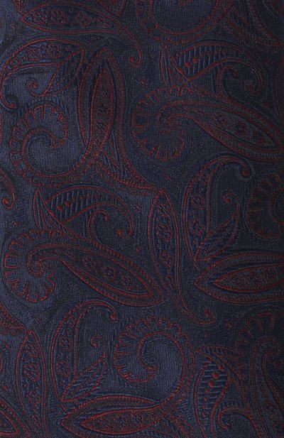Шелковый галстук CORNELIANI темно-синего цвета по цене 25100 руб., арт. 25U302-2520308, фото 4 Шелковый галстук CORNELIANI, арт. 25U302-2520308, фото 4
