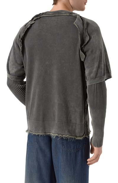 Хлопковый джемпер DIESEL, арт. A18898/0NKCQ, фото 4