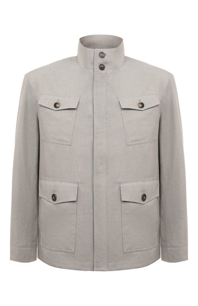 Мужская куртка из хлопка и кашемира CORTIGIANI, арт. 7CG618