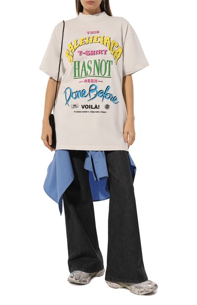 Хлопковая футболка BALENCIAGA, арт. 787349/TQVW4, фото 2