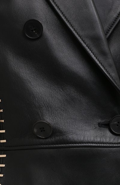 Кожаное пальто ALEXANDER MCQUEEN, арт. 633541/Q5AD9, фото 5