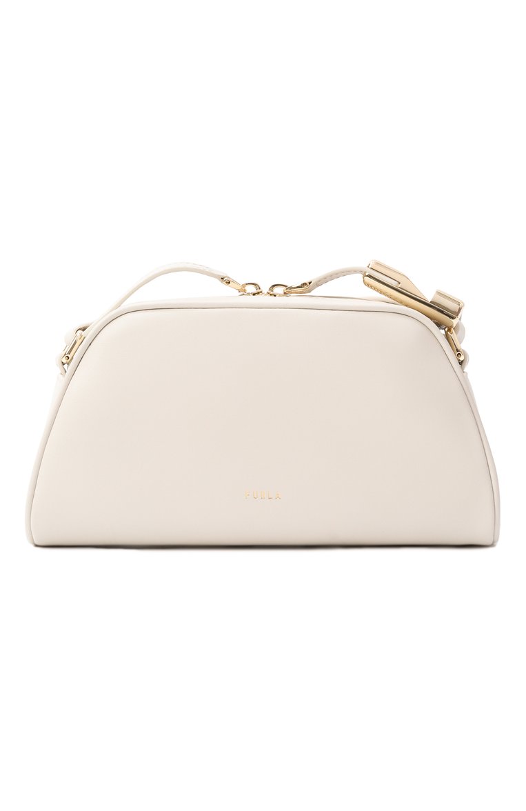 Женская сумка furla goccia mini FURLA белого цвета, арт. WE00747/BX3104 | Фото 1 (Ремень/цепочка: На ремешке; Материал: Натуральная кожа; Размер: mini)