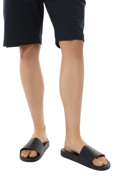 Шлепанцы из кожи крокодила STEFANO RICCI, арт. UG31_G750/B013, фото 3