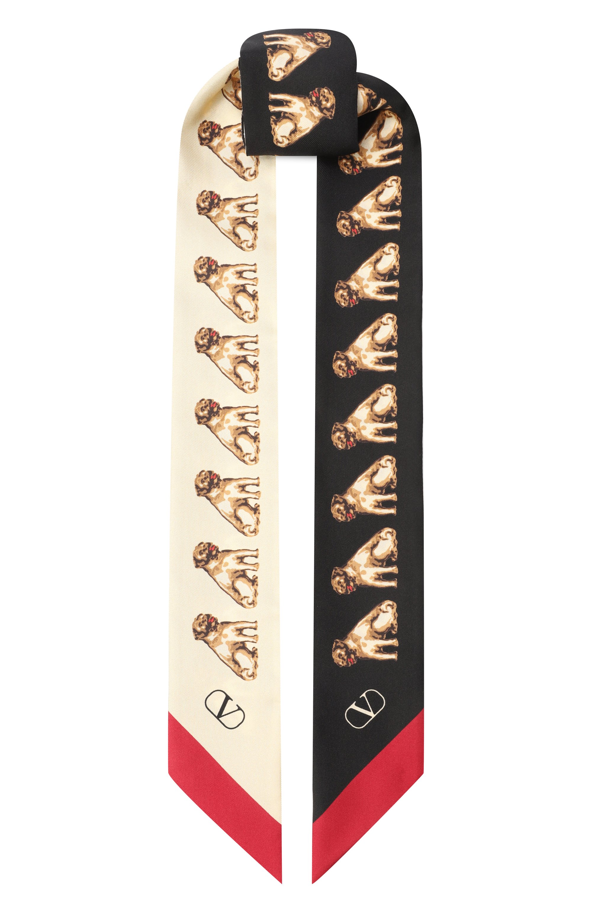 Шелковый шарф-твилли VALENTINO, арт. 7W2E6017/UQW, фото 1