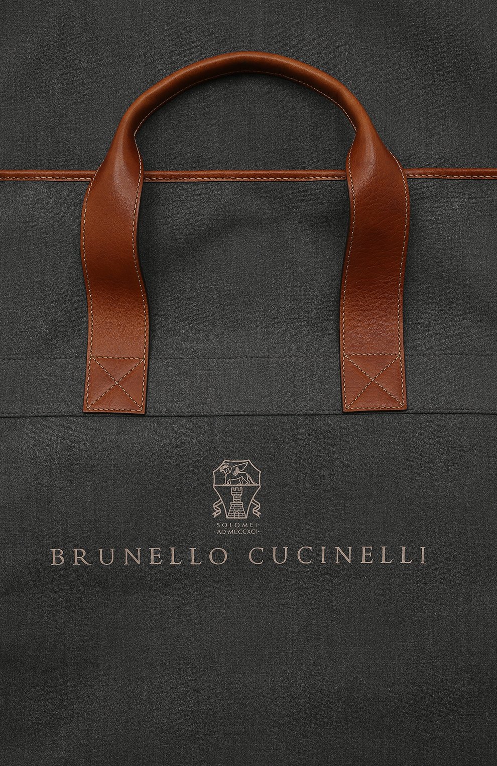 Кофр BRUNELLO CUCINELLI серого цвета по цене 163000 руб., арт. MWN4ZU390, фото 5 Кофр BRUNELLO CUCINELLI, арт. MWN4ZU390, фото 5