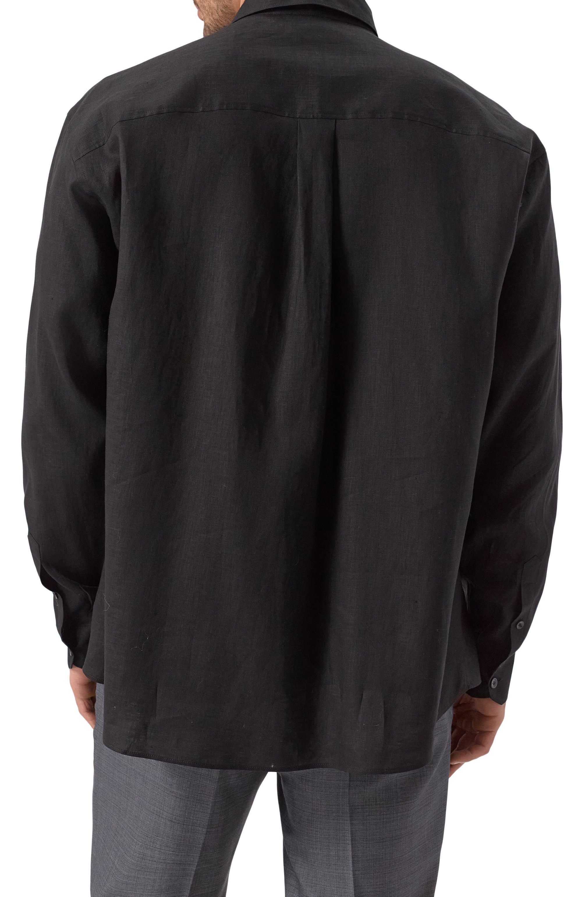 Льняная рубашка DOLCE & GABBANA, арт. G5MS2Z/FU4IK, фото 4