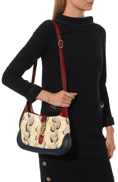 Сумка jackie 1961 small из кожи питона GUCCI, арт. 636706 L4RBQ, фото 2