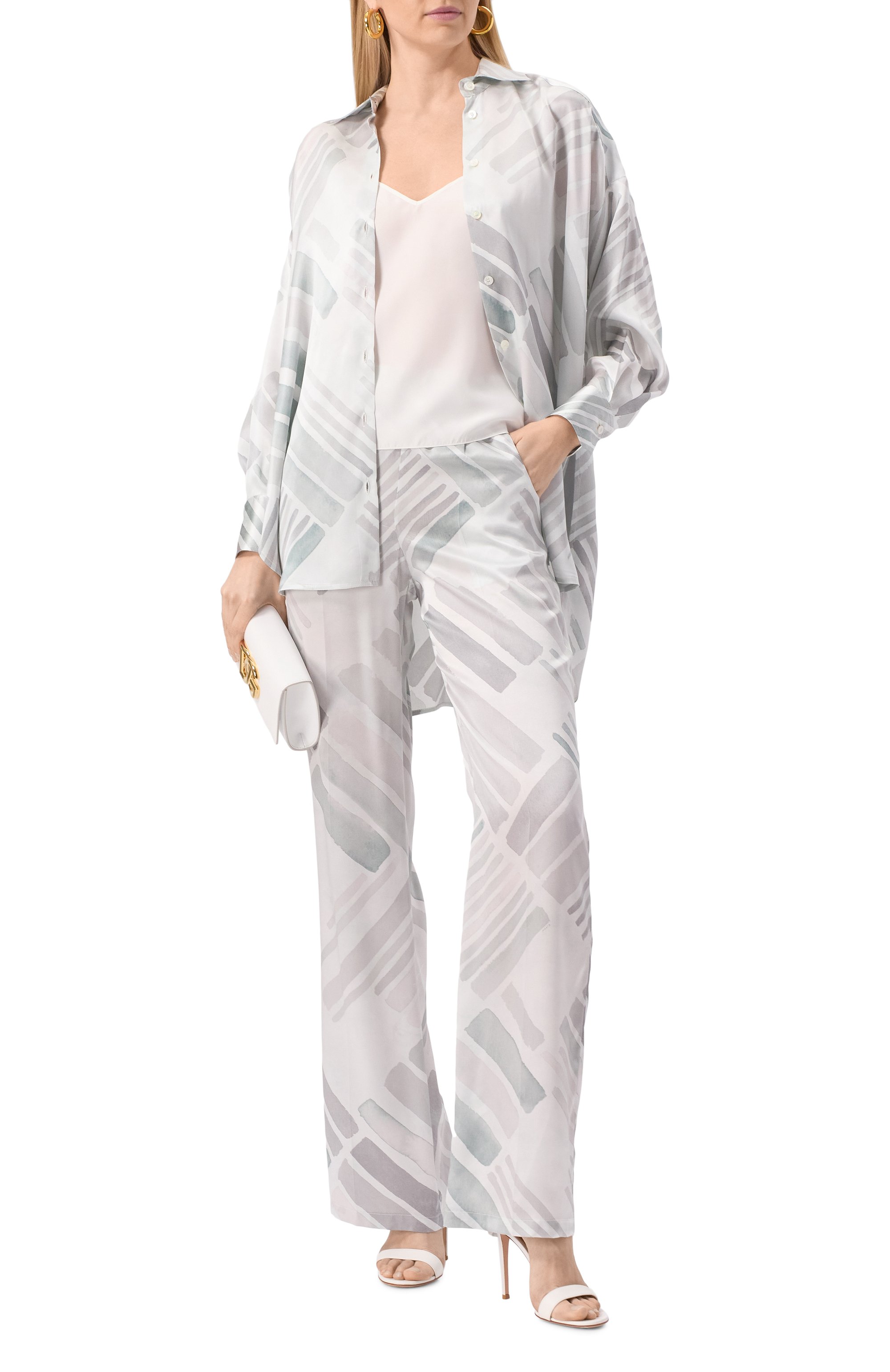 Шелковый топ MVST, арт. 25E/X2P/0/T041/5542, фото 2