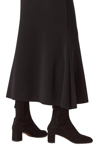 Замшевые ботильоны saint honore 50 AQUAZZURA, арт. SH0MIDB0-SUE-993, фото 3