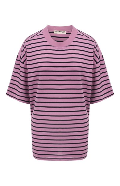 Женская хлопковая футболка ELECTRIC AND ROSE, арт. LFTP24-STRIPE