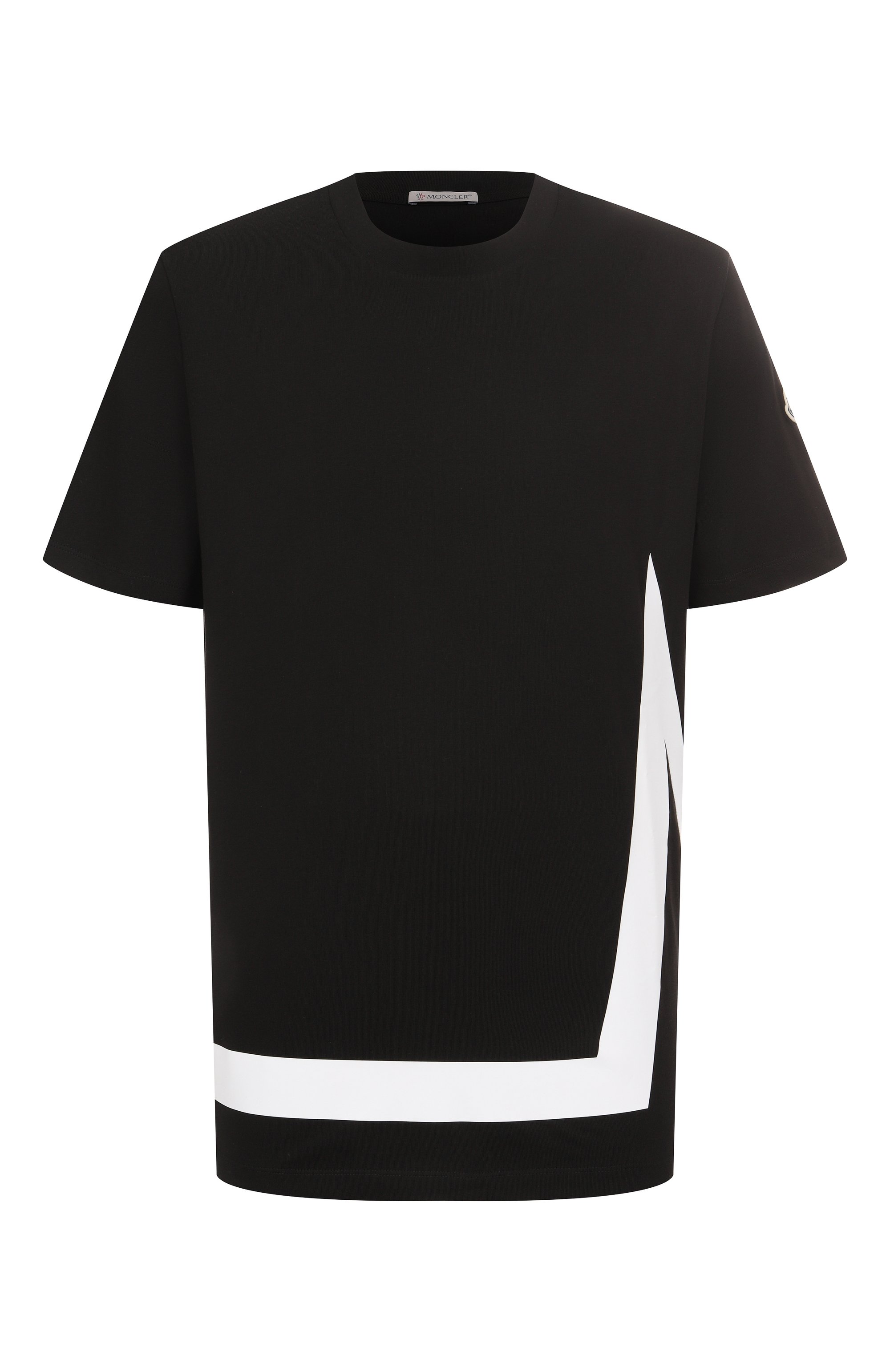 Хлопковая футболка MONCLER, арт. 8C00001/8390T/999, фото 1