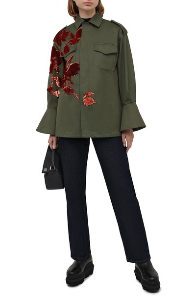 Хлопковая куртка VALENTINO, арт. UB3CJ1K52C0, фото 2