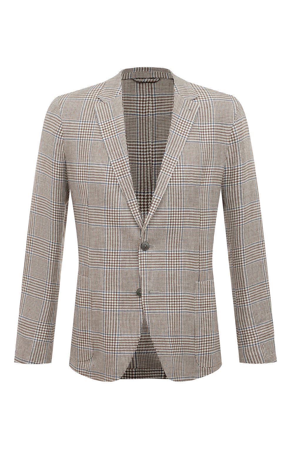 Пиджак изо льна и шерсти ZEGNA бежевого цвета по цене 264500 руб., арт. 349521/1DJSS0, фото 1 Пиджак изо льна и шерсти ZEGNA, арт. 349521/1DJSS0, фото 1