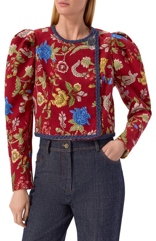 Хлопковый жакет Botrois SKU68463307 Красный  SKU68463307 Фото 3