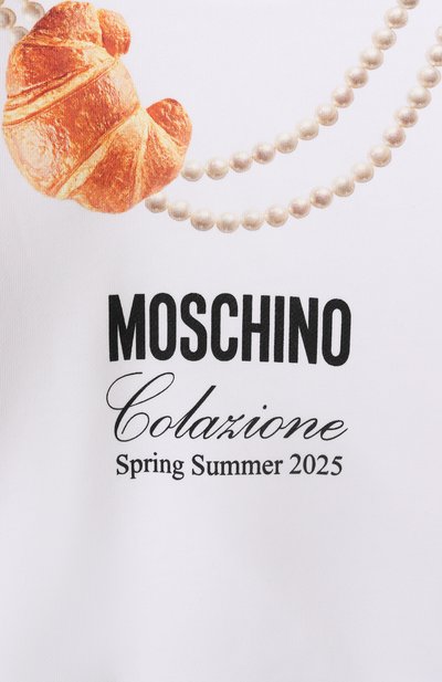 Хлопковый свитшот MOSCHINO, арт. HDF068/LCA52/4-8, фото 3