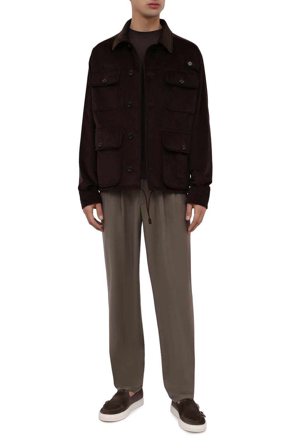 Замшевые слипоны H`D`S`N BARACCO серого цвета по цене 44950 руб., арт. TIFF.SP.1*, фото 2 Замшевые слипоны H`D`S`N BARACCO, арт. TIFF.SP.1*, фото 2