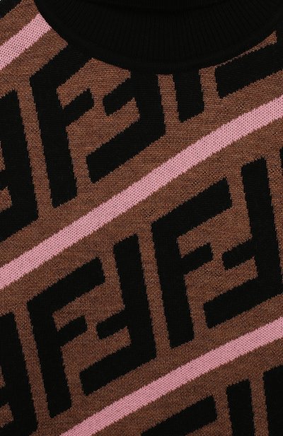 Укороченный свитер из шерсти FENDI, арт. JFG051/A8L7/6A-8A, фото 3