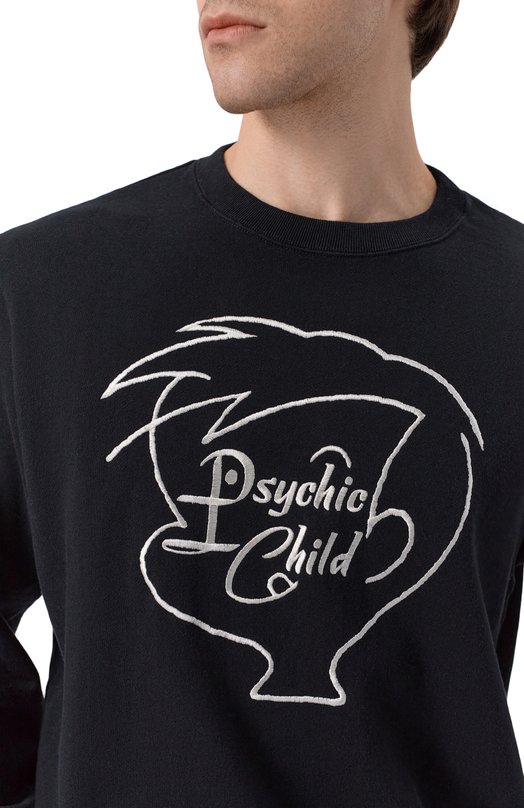 Хлопковый свитшот Undercover UC1F4891-3 Чёрный  UC1F4891-3 Фото 5