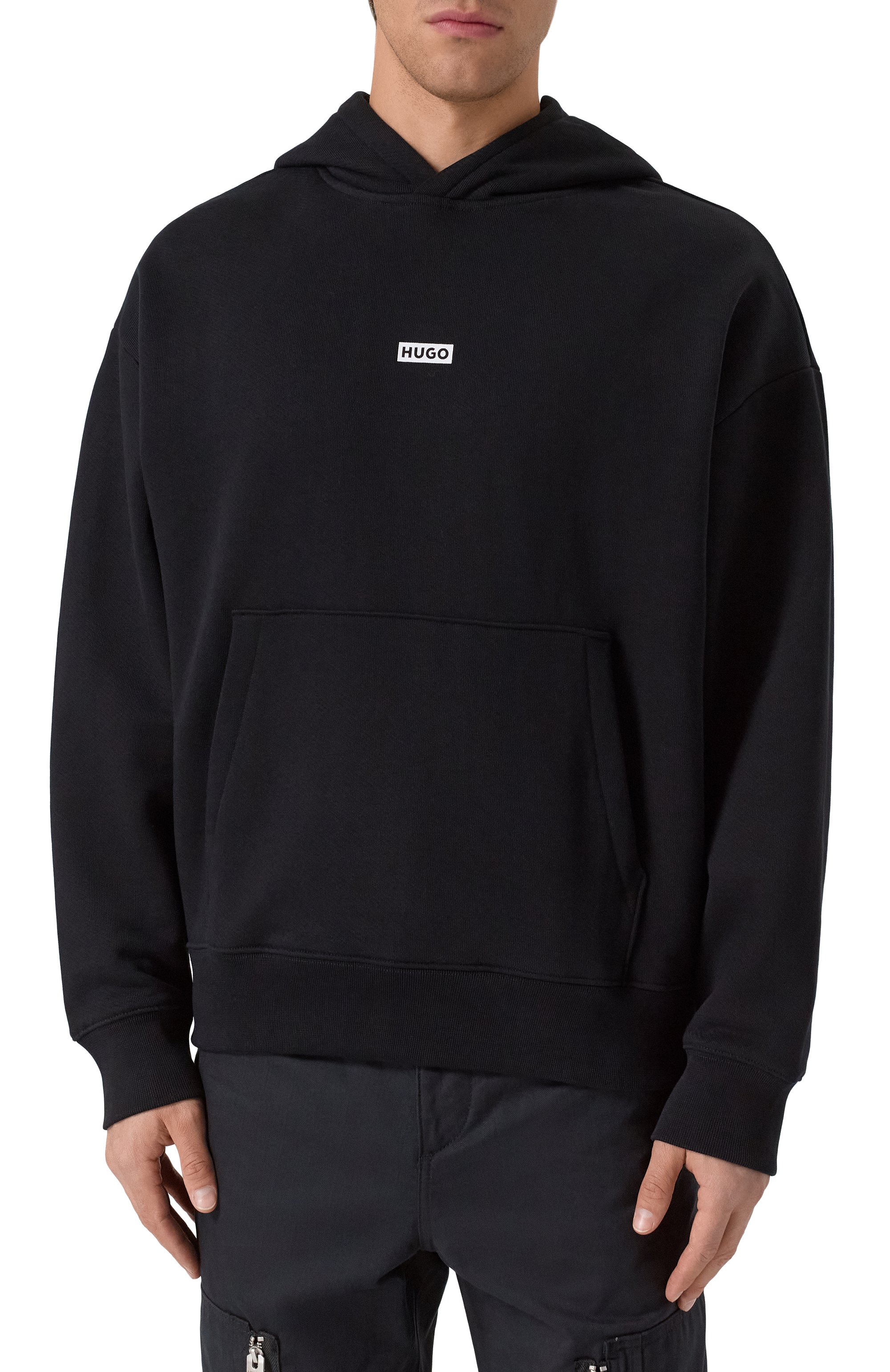 Хлопковое худи HUGO BLUE, арт. 50510724, фото 3