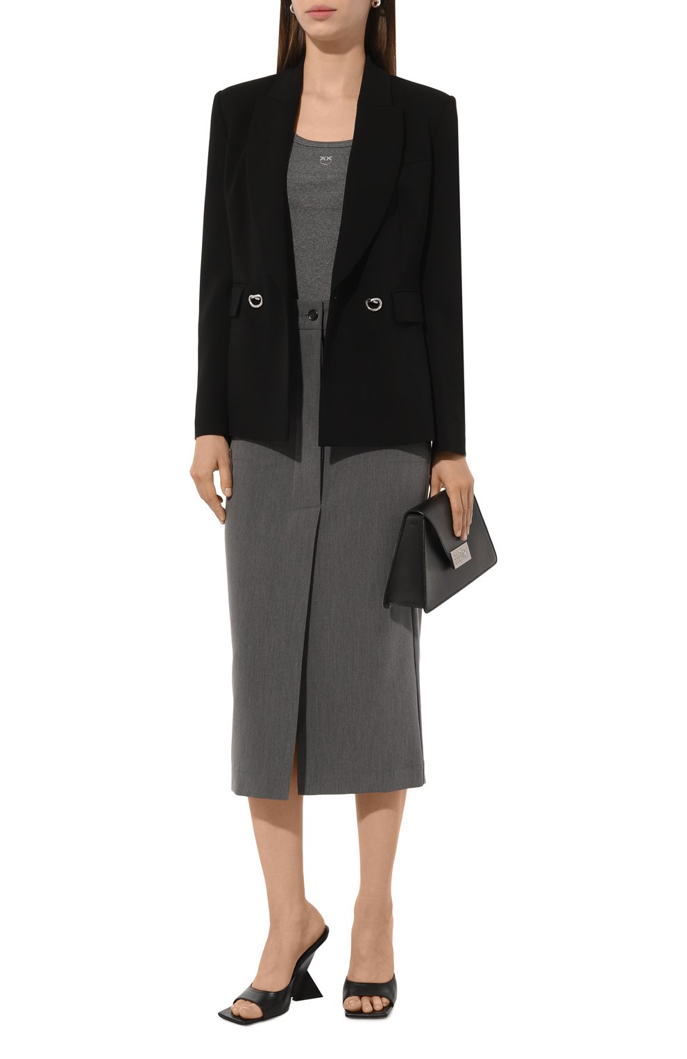 Хлопковая майка PINKO, арт. 100807/A22X, фото 2