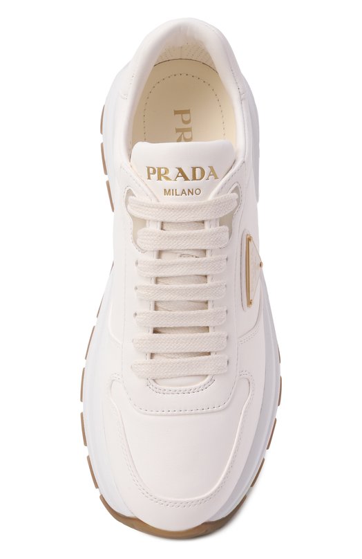 Кожаные кроссовки Prax 01 Prada 1E804M/038 Белый  1E804M/038 Фото 6