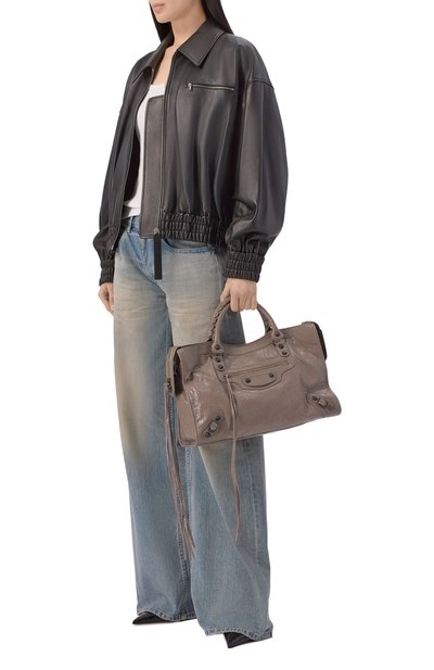 Сумка le city medium BALENCIAGA коричневого цвета по цене 399500 руб., арт. 865760/2ACFH, фото 3 Сумка le city medium BALENCIAGA, арт. 865760/2ACFH, фото 3
