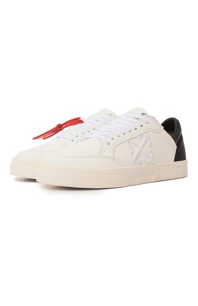 Кожаные кеды new low vulcanized OFF-WHITE, арт. 0MIA293S24LEA001, фото 1