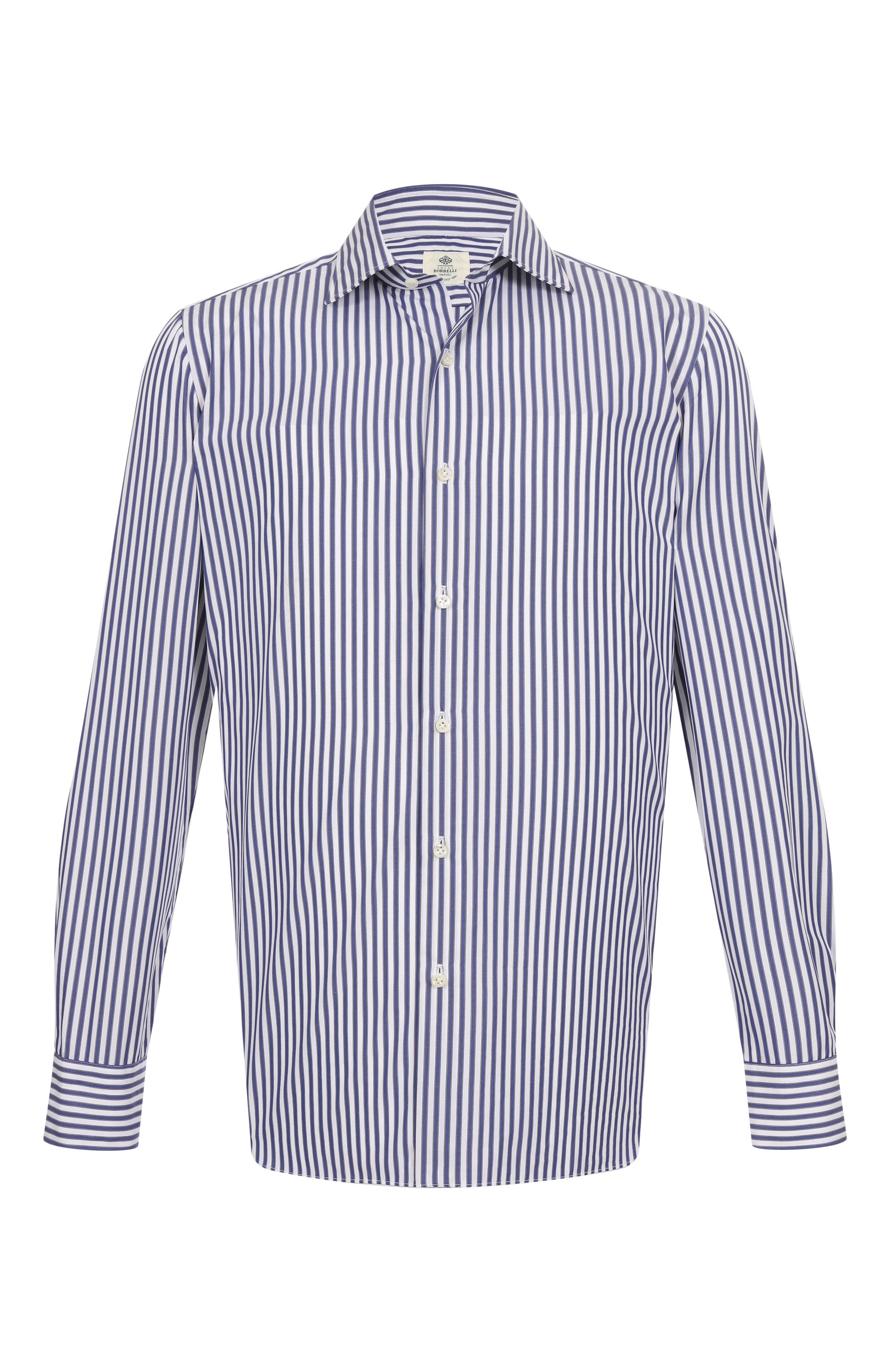Хлопковая сорочка LUIGI BORRELLI, арт. SR3714, фото 1