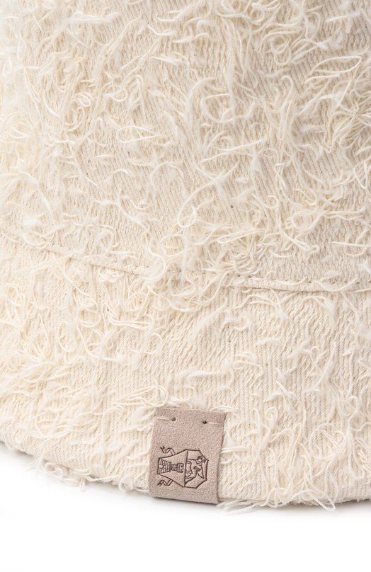 Хлопковая панама Brunello Cucinelli MCAP90039 Кремовый  MCAP90039 Фото 3