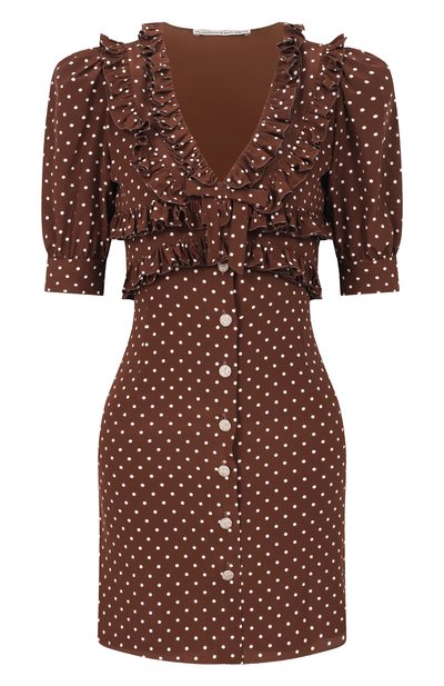 Женское шелковое платье ALESSANDRA RICH, арт. FABX4297/F4686