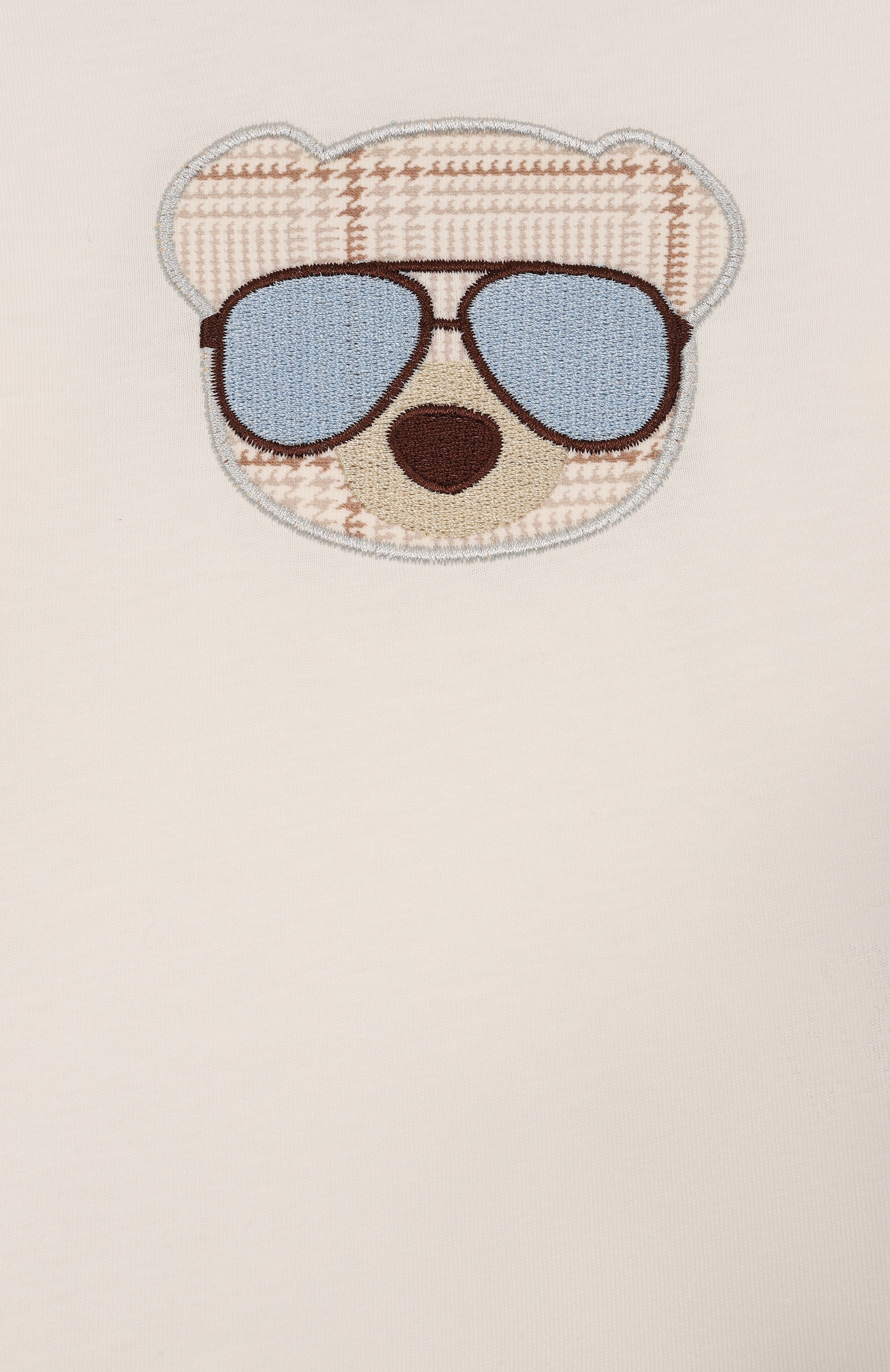 Хлопковый лонгслив MONNALISA, арт. 28F604, фото 3