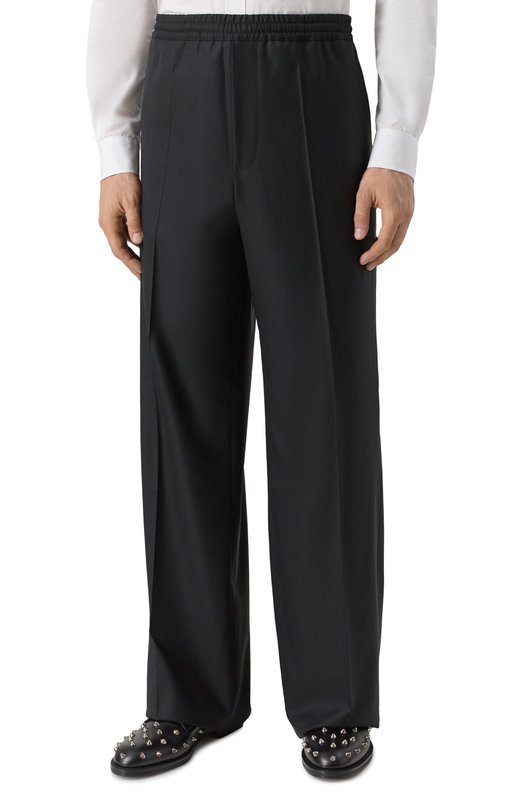 Шерстяные брюки Moschino A0351/5238 Чёрный  A0351/5238 Фото 3