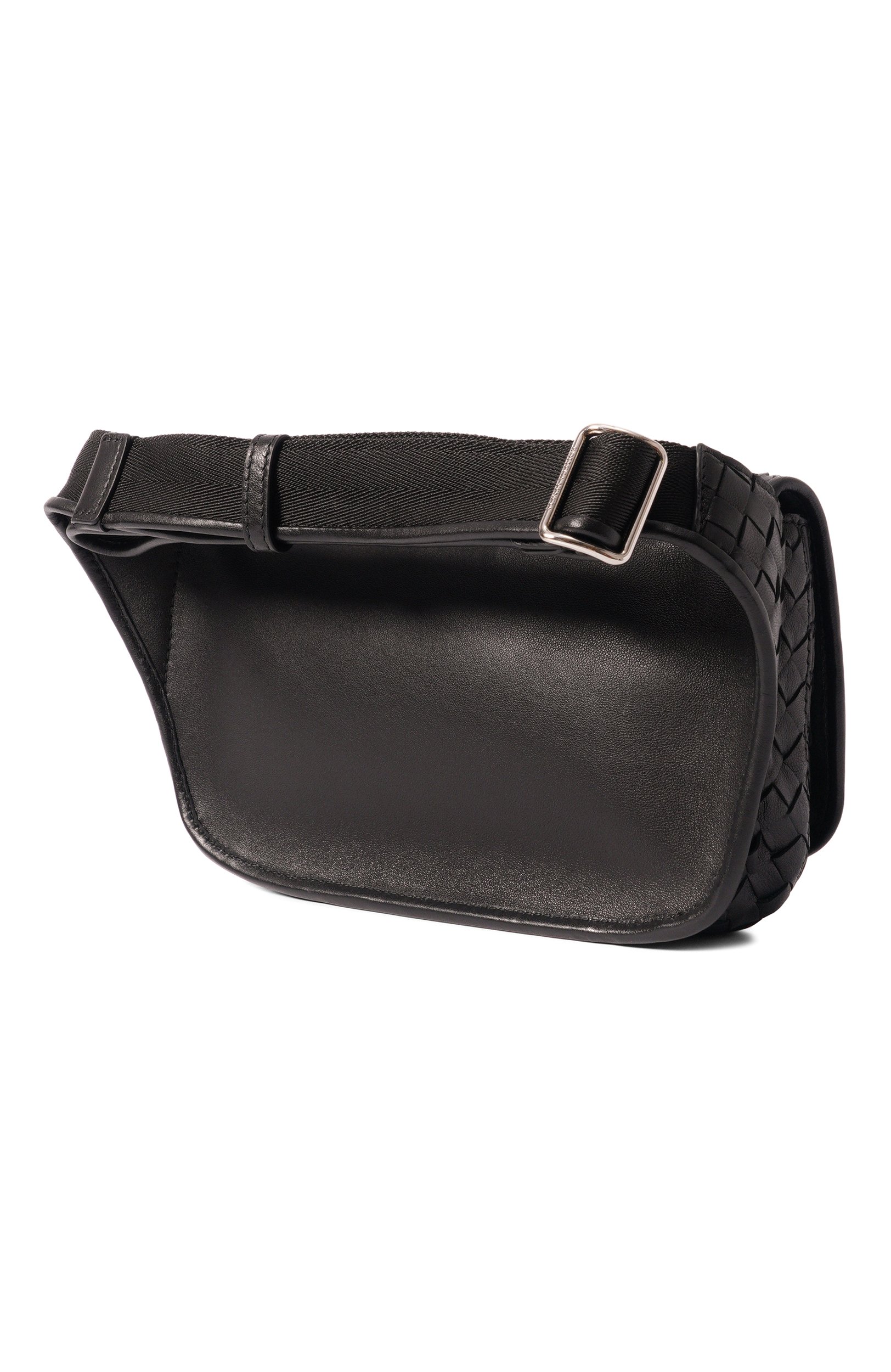 Поясная сумка veneto BOTTEGA VENETA черного цвета по цене 332500 руб., арт. 876334/V6SE0, фото 3 Поясная сумка veneto BOTTEGA VENETA, арт. 876334/V6SE0, фото 3