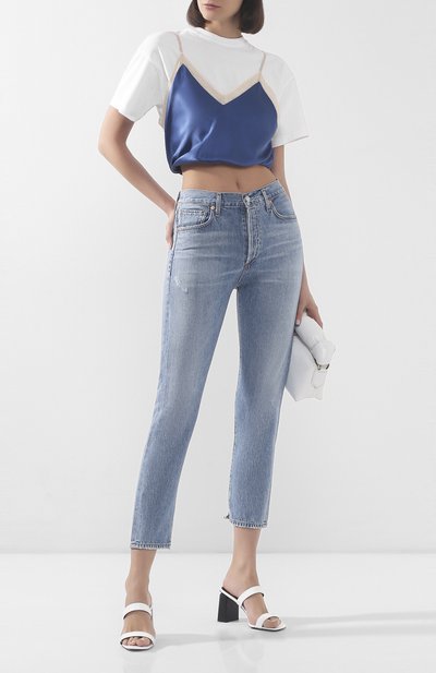 Футболка из смеси шелка и хлопка ALEXANDER WANG, арт. 1WC1201287, фото 2