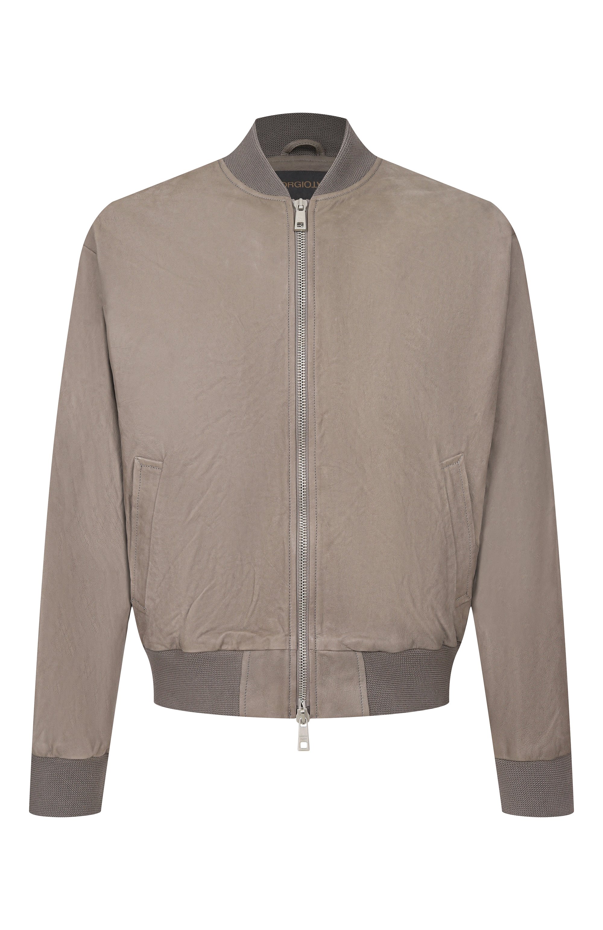 Кожаный бомбер GIORGIO BRATO, арт. GU26S26016NAPSTM, фото 1