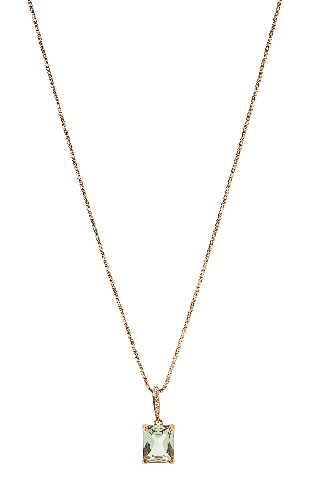Кулон на подвеске SECRETS JEWELRY зеленого цвета по цене 17900 руб., арт. ЦЗАБП00616, фото 3 Кулон на подвеске SECRETS JEWELRY, арт. ЦЗАБП00616, фото 3