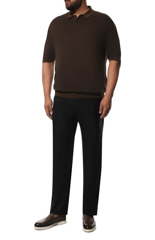 Шерстяные брюки Kiton UA81K09828_2 Синий  UA81K09828_2 Фото 2