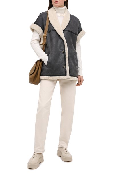 Ж илет из овчины ISABEL MARANT ETOILE, арт. MA0775-20A013E/ADELIA, фото 2