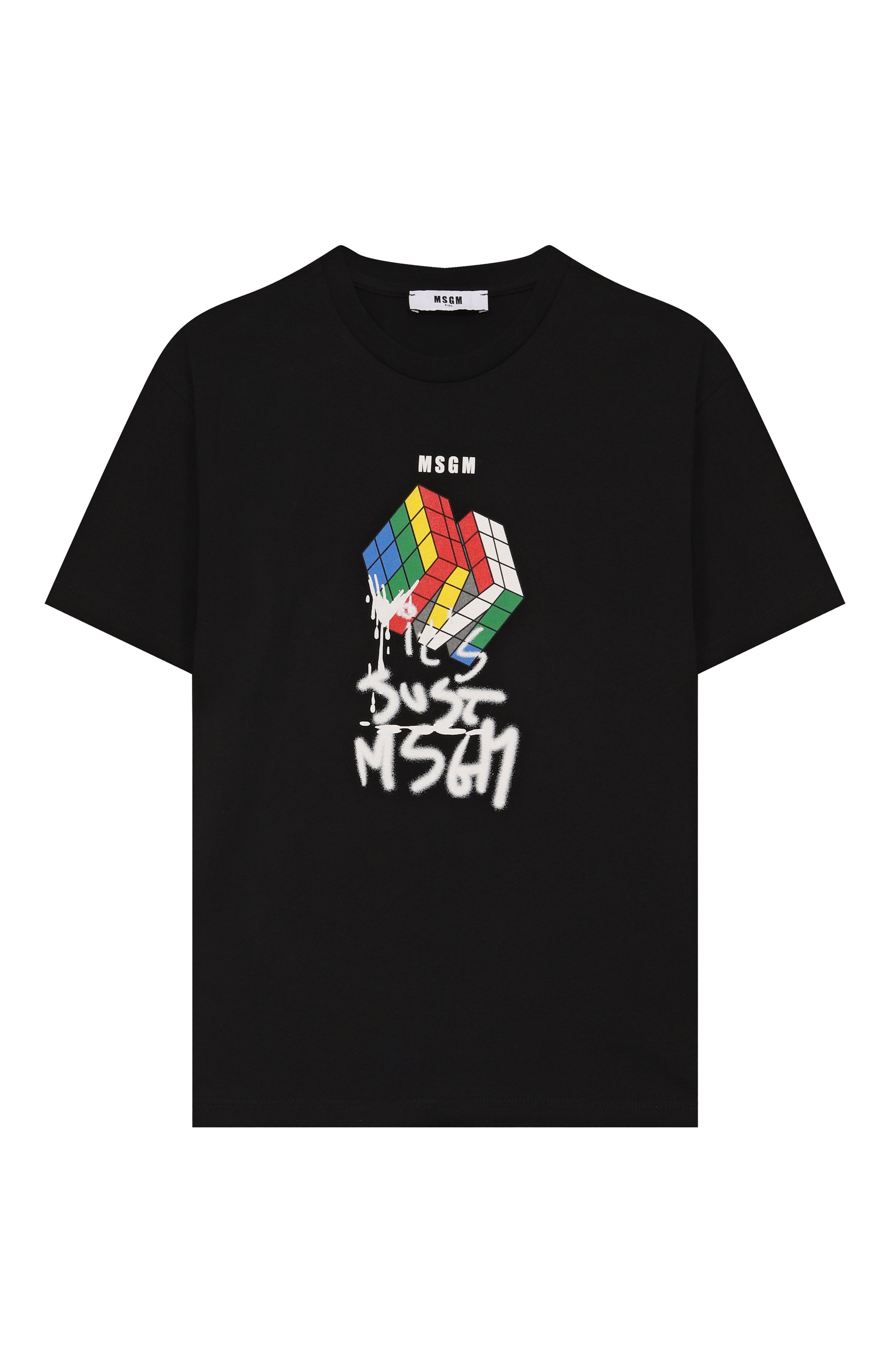 Хлопковая футболка MSGM KIDS, арт. F5MSJBTH302, фото 1