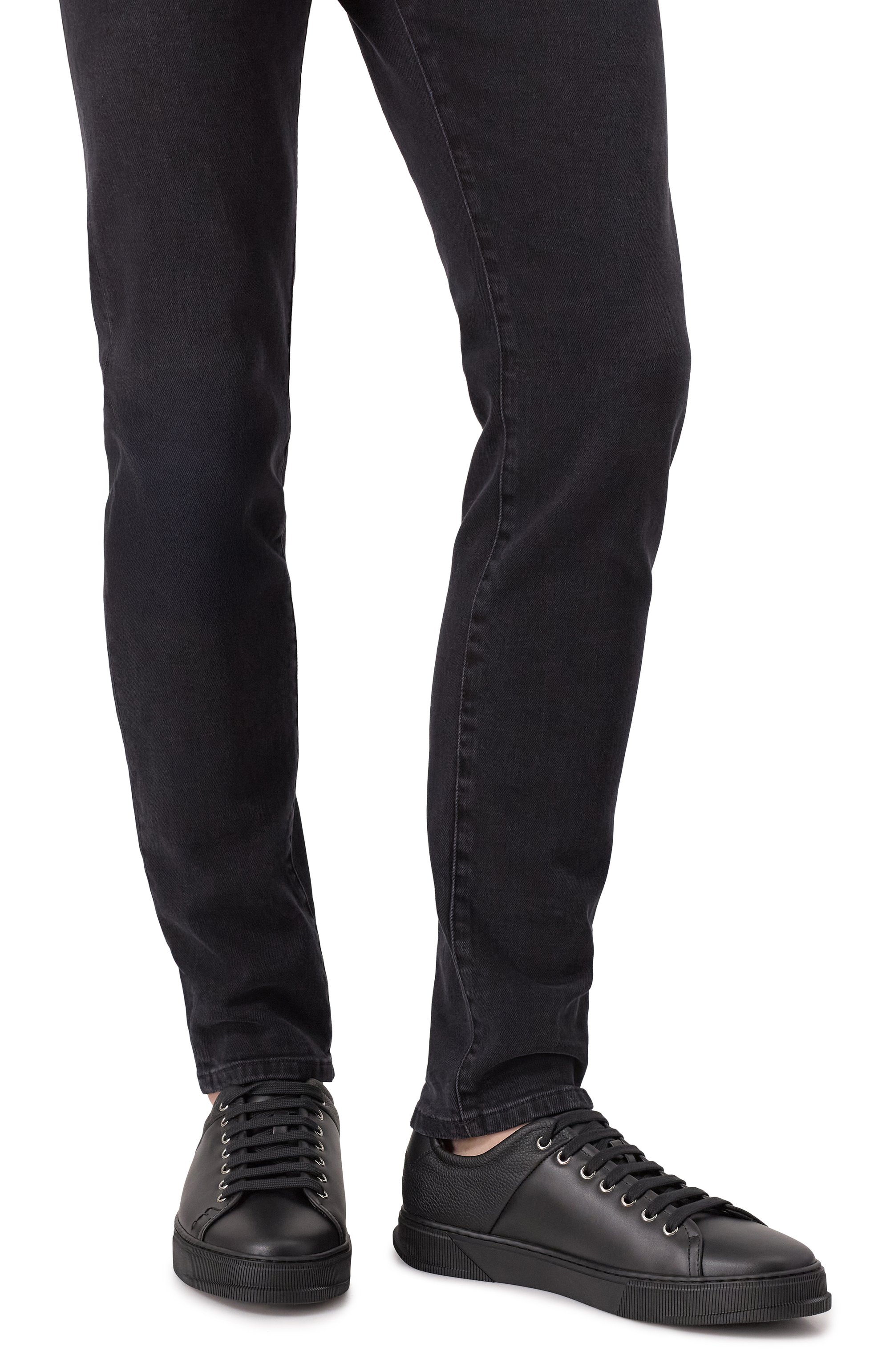 Кожаные кеды cube FERRAGAMO, арт. 772429, фото 3