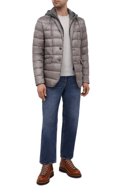 Кожаные ботинки BRUNELLO CUCINELLI, арт. MZUWFMS890, фото 2