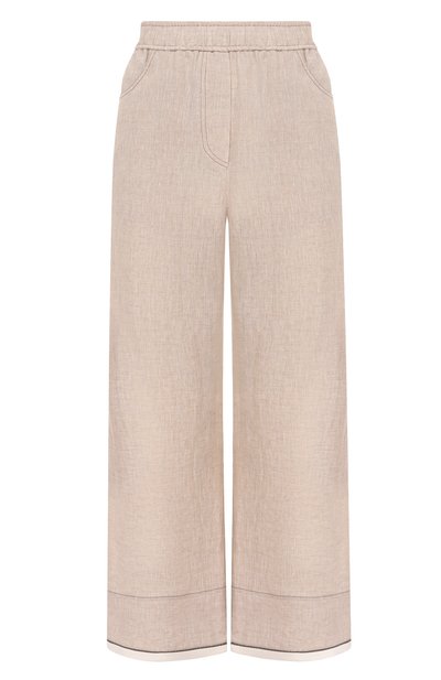 Женские льняные брюки BRUNELLO CUCINELLI, арт. MM633HD669