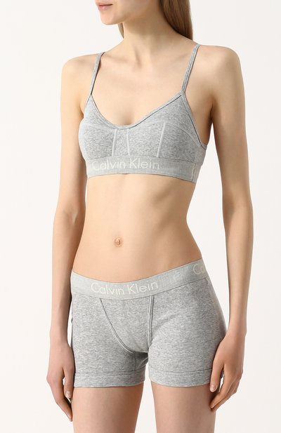 Хлопковые шорты с логотипом бренда CALVIN KLEIN, арт. QF4511E, фото 2