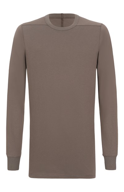 Мужская хлопковый лонгслив RICK OWENS, арт. RU01E5266/JA