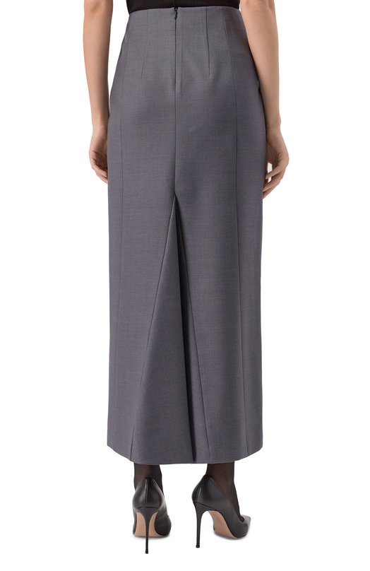 Шерстяная юбка Shervarli SK-25-0021 Серый  SK-25-0021 Фото 4